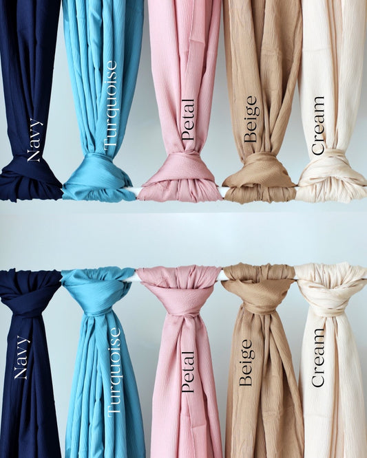 Noor textured bubble shawl