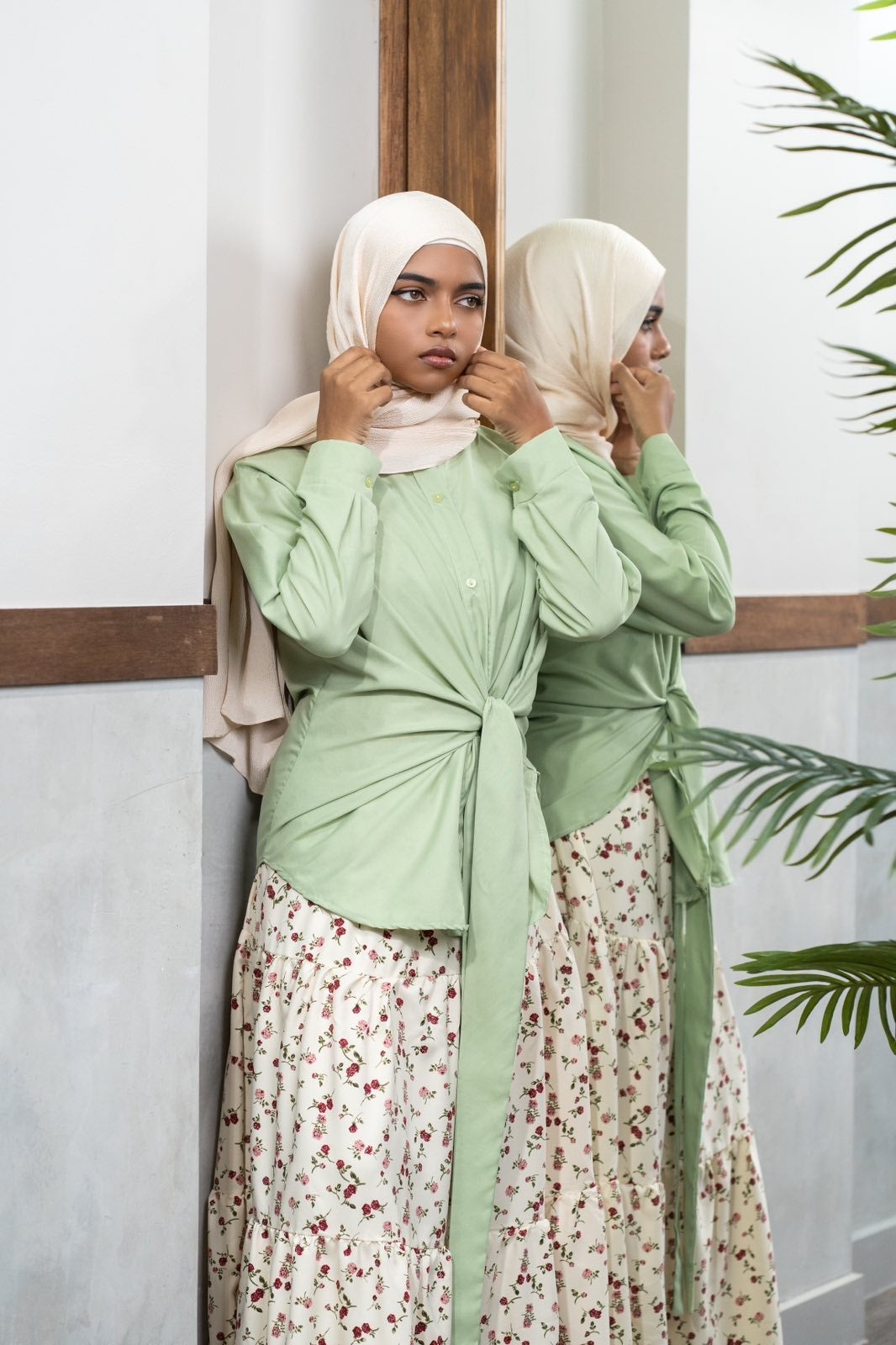 Fiona Top and floral dress