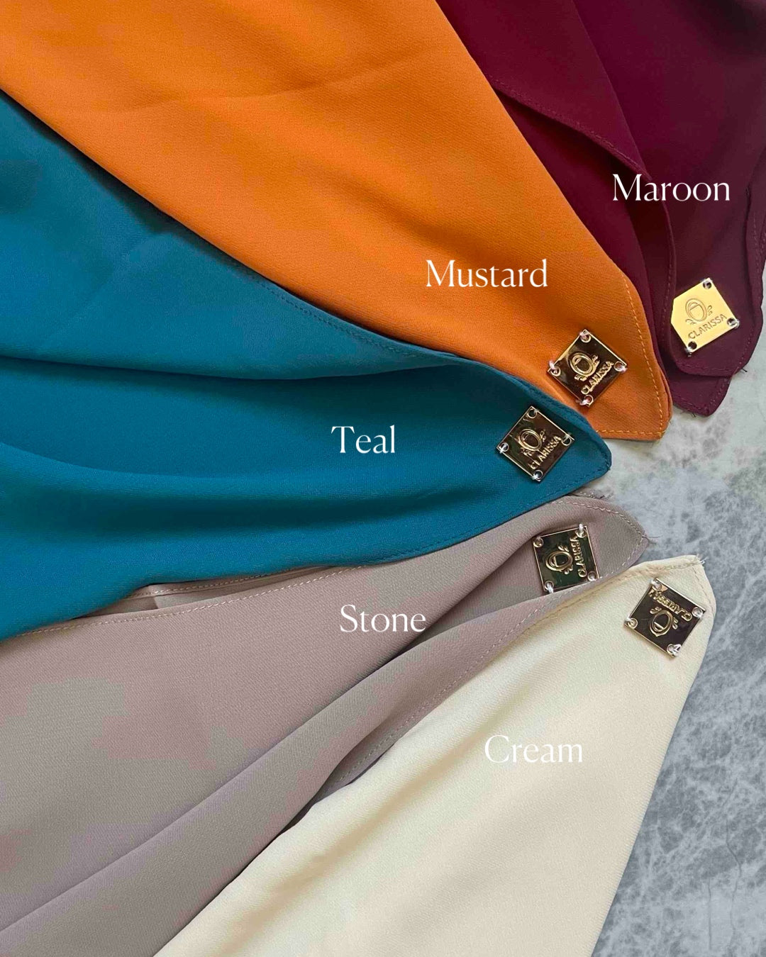 Neesa silky chiffon shawl
