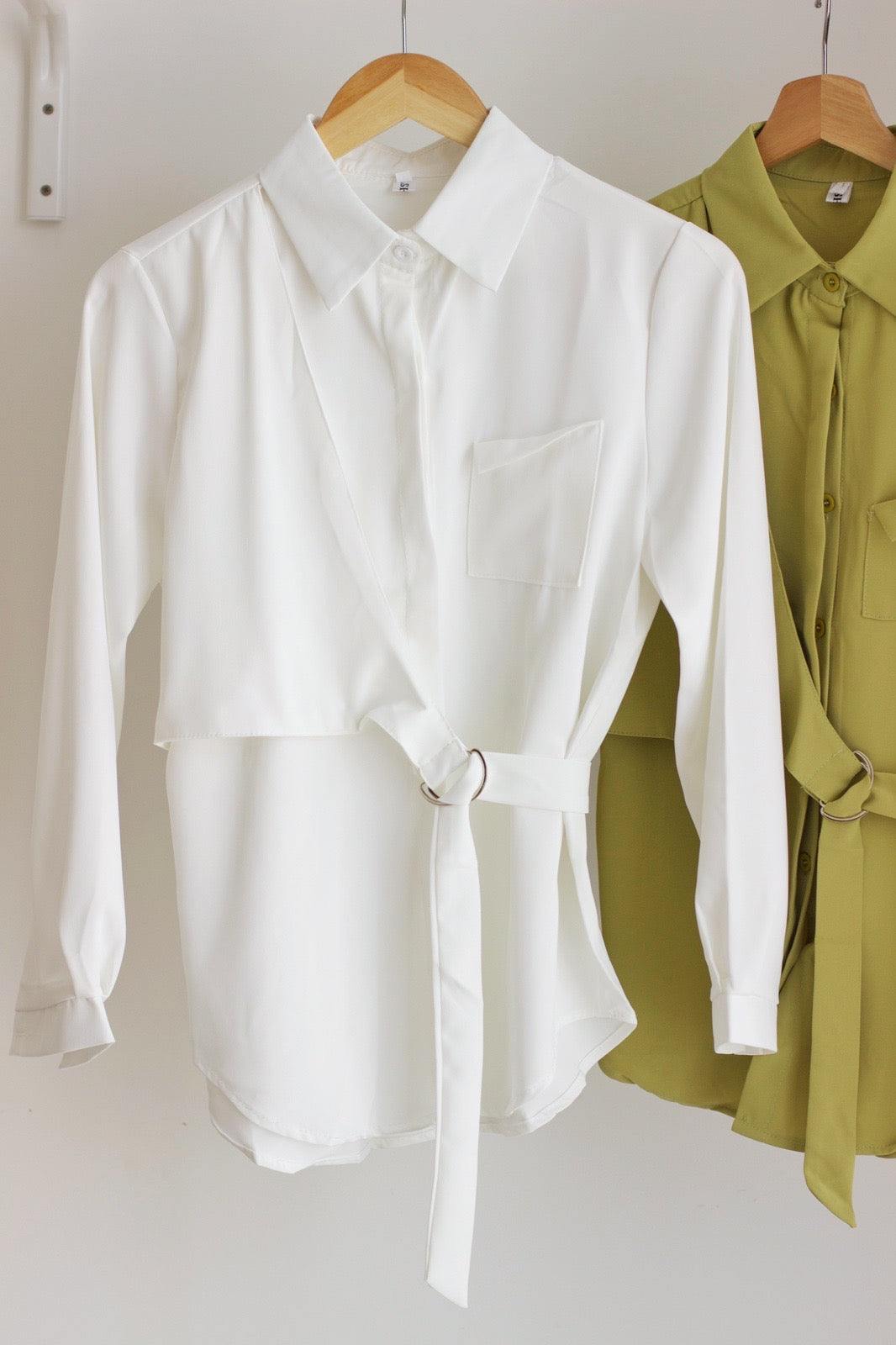 Alma belted shirt