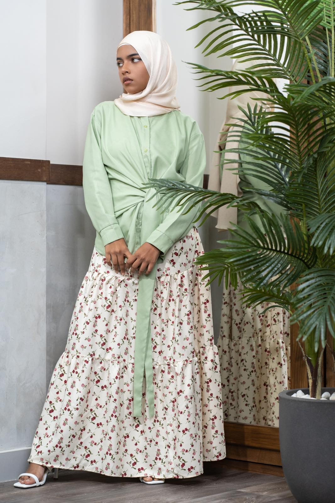 Fiona Top and floral dress
