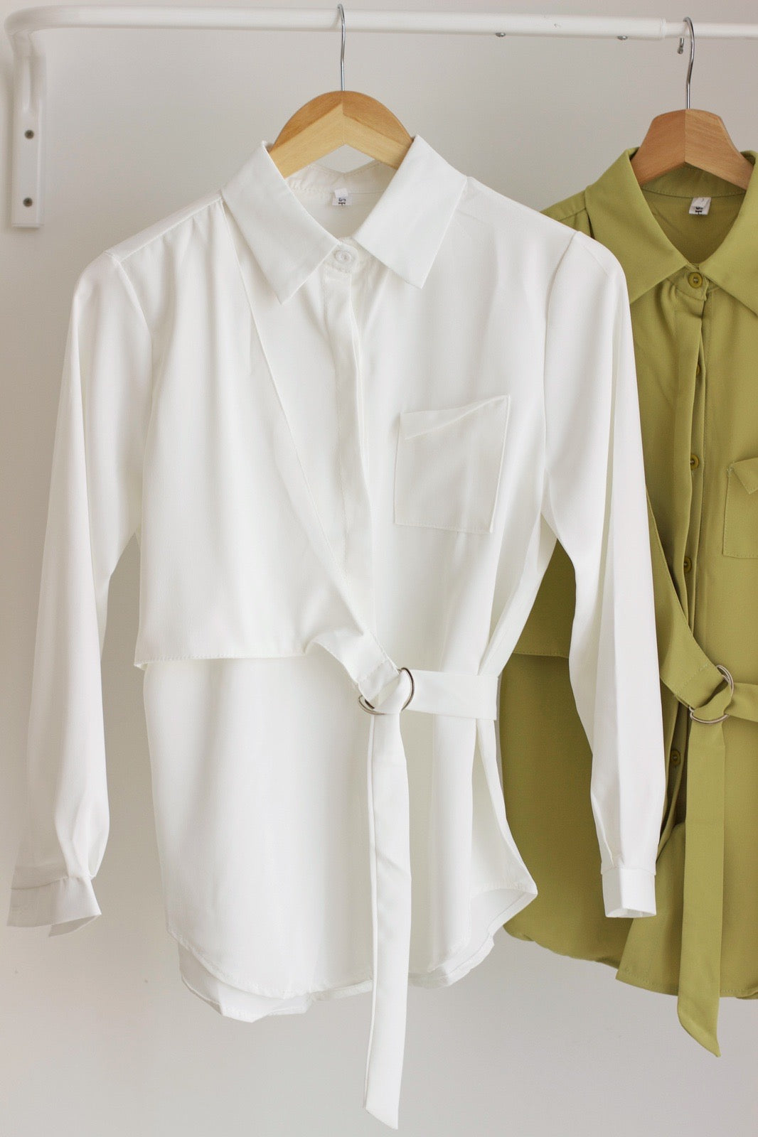 Alma belted shirt