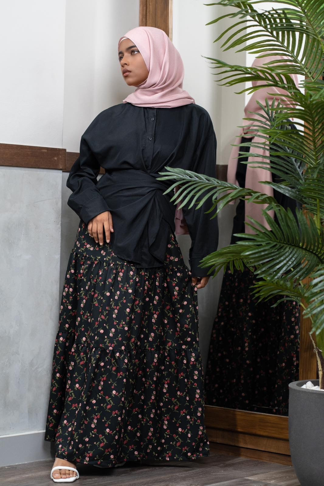 Fiona Top and floral dress