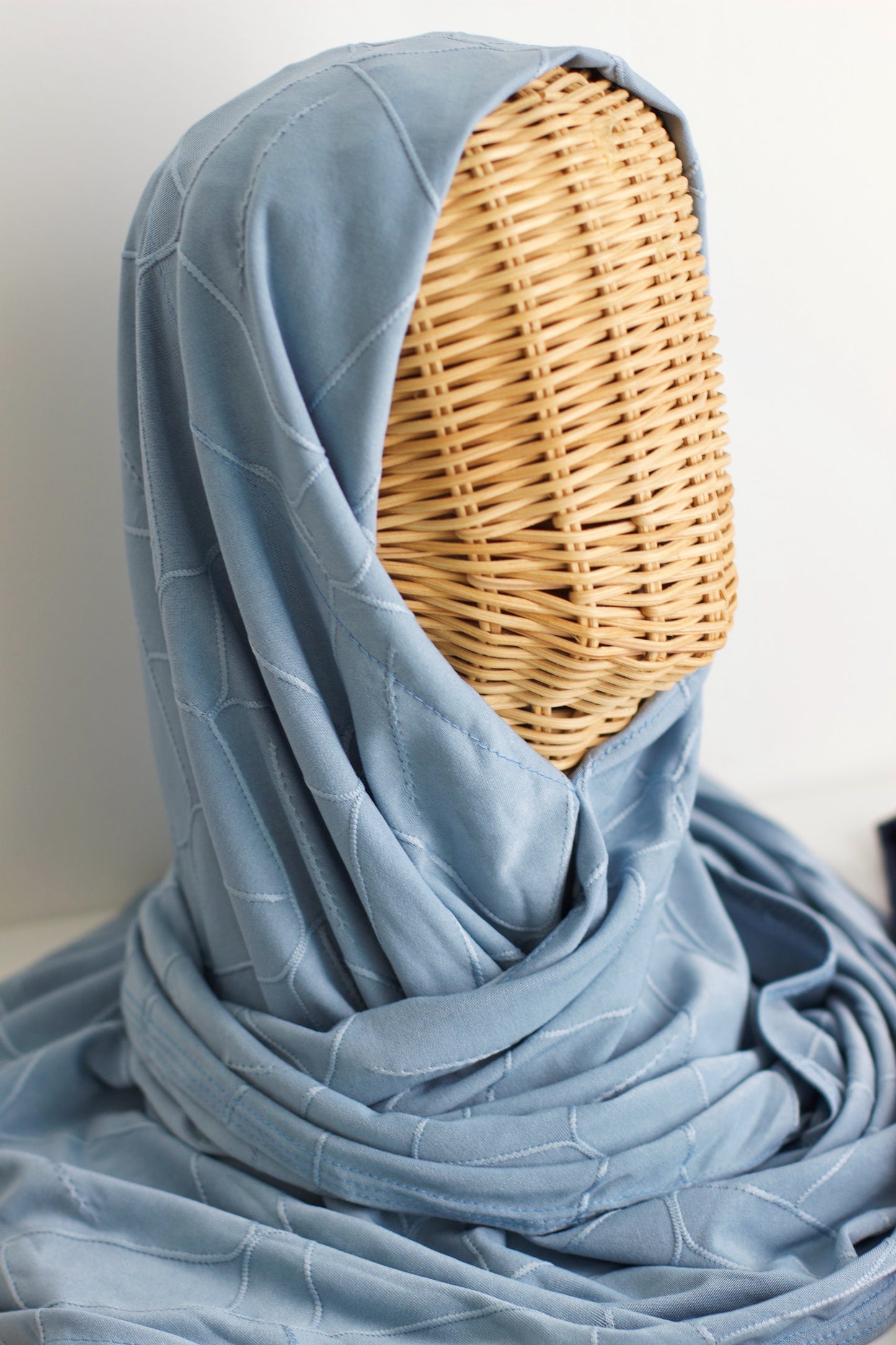 Hira patterned jersey instant hijab